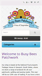 Mobile Screenshot of busybeespatchwork.com